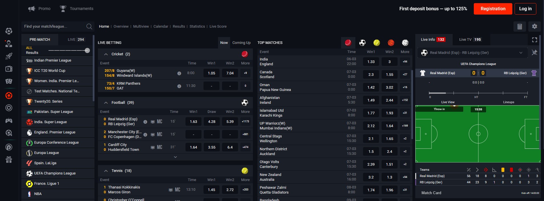 SPORTS: Extend the excitement beyond the casino floor with Pin-Up's comprehensive sports betting platform.