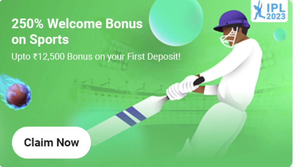 250% Welcome Bonus on Sports