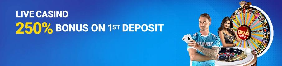 Win Big with Fun88: Grab Your 250% Live Casino Bonus Today!