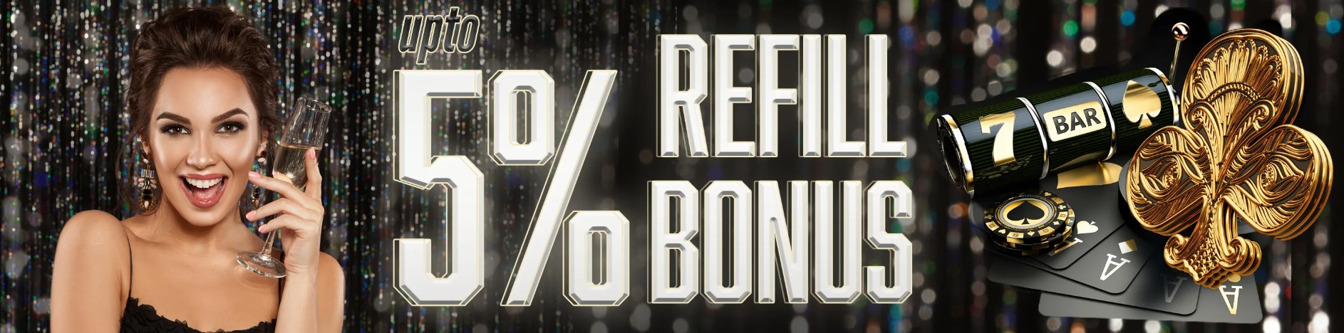 Unlock up to 5% Refill Bonus at yolo247